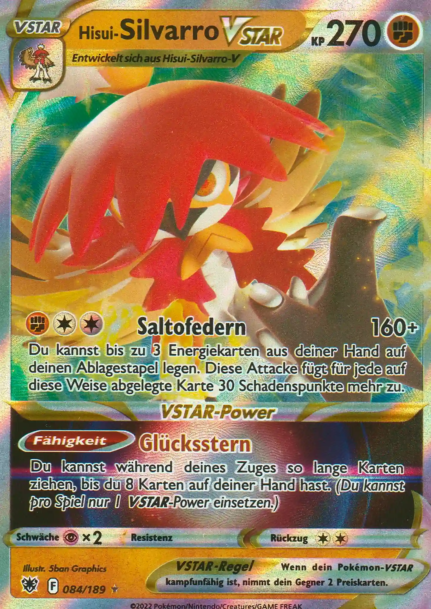 Pokemon Einzelkarte aus dem Set Astralglanz