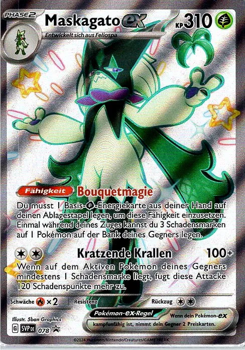 Maskagato Promo Pokemon Karte