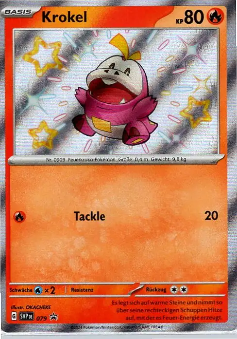 Krokel (SVP 079) – Pokémon Promo Karte aus Karmesin und Purpur in Deutsch