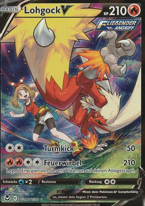 Pokemon Karte aus dem Set Silberne Sturmwinde