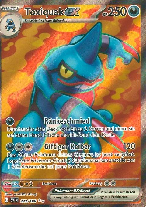pokemon full art karte toxiquak ex