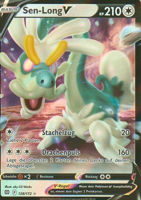 Pokemon Einzelkarte aus Strahlende Sterne