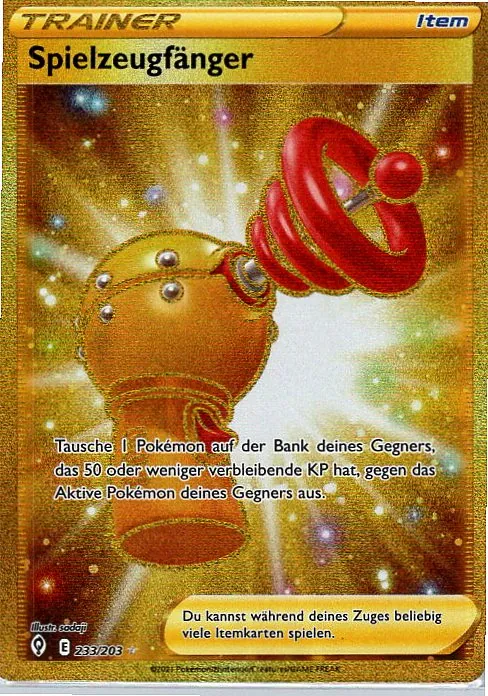 Spielzeugfänger aus dem Pokemon Karten Set Drachenwandel