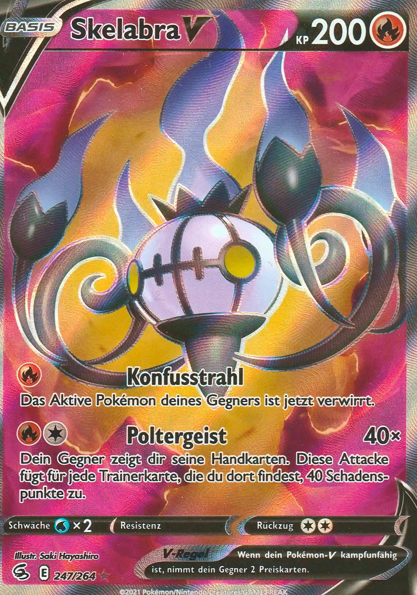 Pokemon Einzelkarte aus dem Set Fusionsangriff