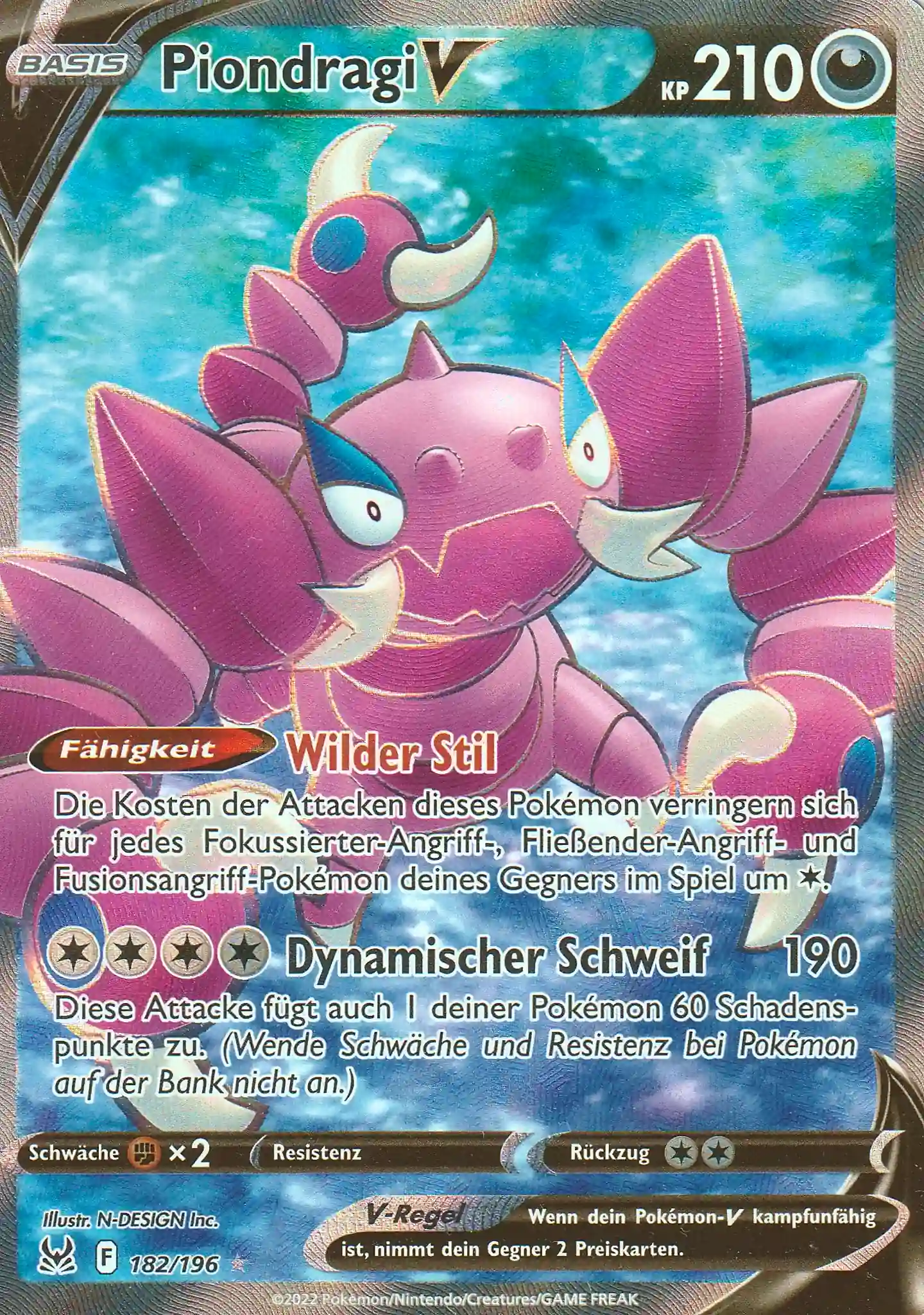 Pokemon Einzelkarte aus Verlorener Ursprung