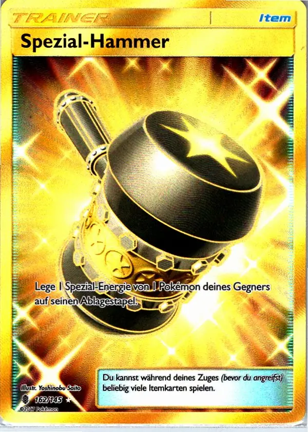 Spezial-Hammer (GRI 162) – Pokémon Trainer Gold Karte aus Stunde der Wächter Deutsch