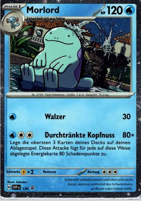 Morlord (SVP 156) – Pokemon Promo Karte aus Karmesin und Purpur in Deutsch