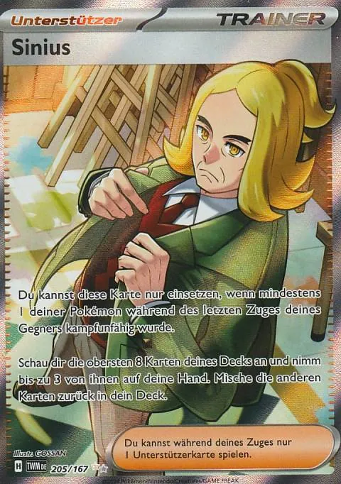 Pokemon Karte aus dem Set Maskerade im Zwielicht