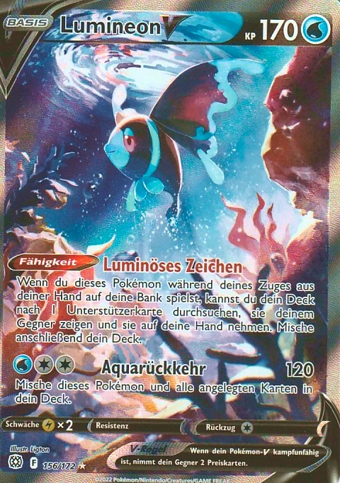 Pokemon Einzelkarte aus Strahlende Sterne