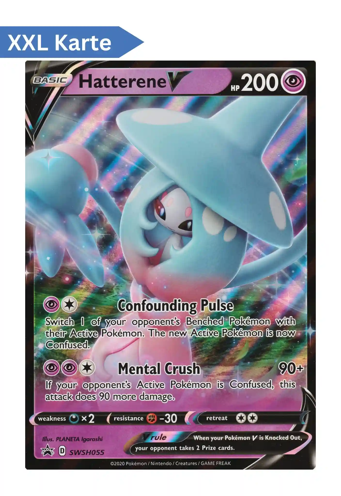 Große Pokemon Sammelkarte