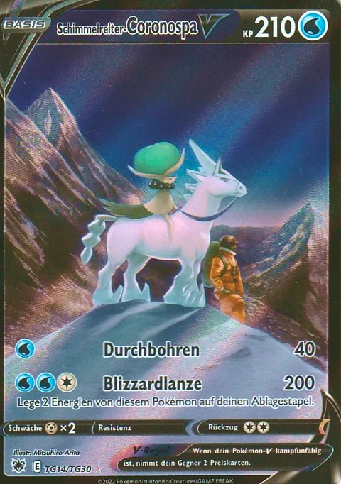 Pokemon Karte Schimmelreiter Coronospa V