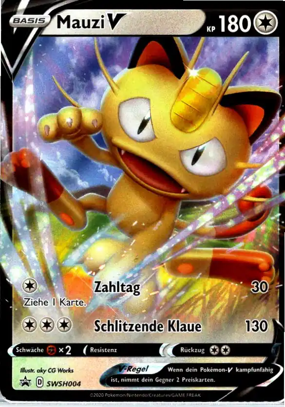 Mauzi (SWSH 004) – Pokemon Promo Karte aus Schwert und Schild