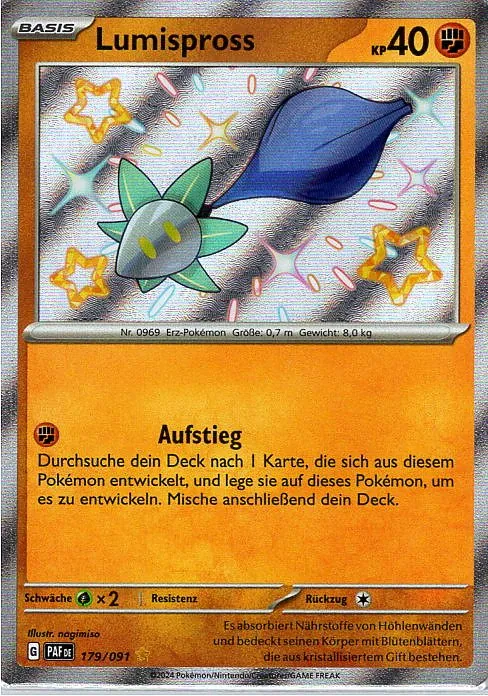 Pokemon Shiny Karte Lumispross