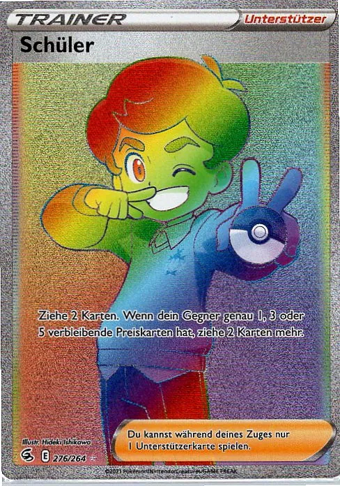Pokemon Karte aus Fusionsangriff