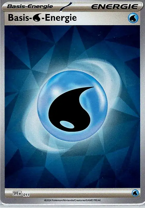 Wasser-Energie Reverse (PRE SVE 011) – Reverse Holo Karte aus dem Set Prismatische Entwicklungen in Deutsch