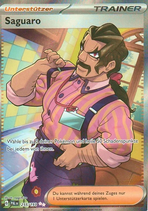 pokemon full art trainer karte saguaro
