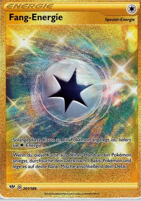 Fang-Energie (DAA 201) – Gold Karte aus Flammende Finsternis in Deutsch